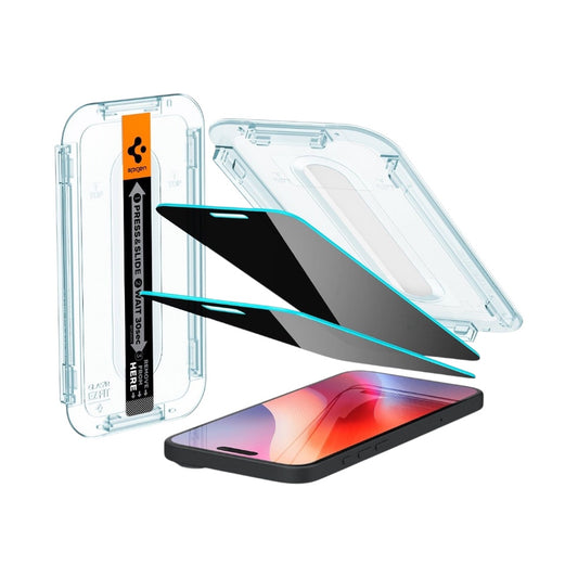 Vidrio Templado Spigen EZ Fit Privacy para iPhone