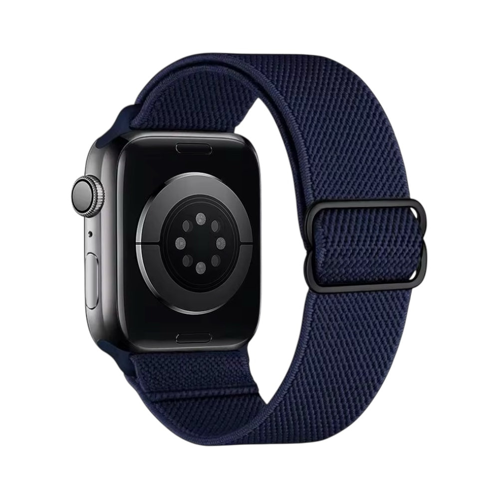 Pulsera de Tela Elastica Azul Oscuro para Apple Watch