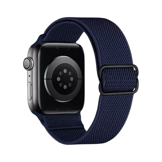 Pulsera de Tela Elastica Azul Oscuro para Apple Watch