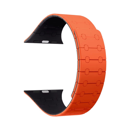 Pulsera Silicon Magnetica Naranja para Apple Watch