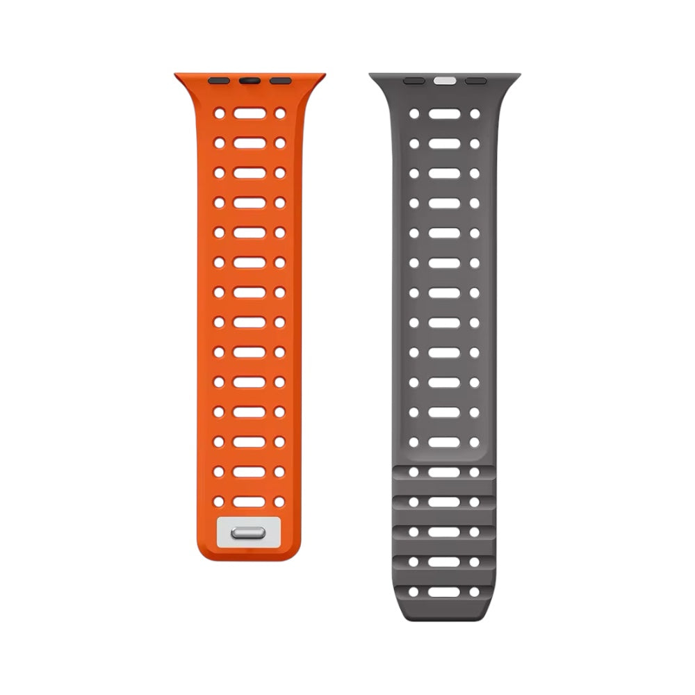 Pulsera Magnetic Silicon Sport Naranja/Gris para Apple Watch