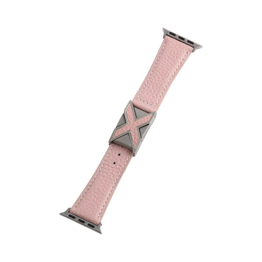 Pulsera Cuero con Broche X para Apple Watch