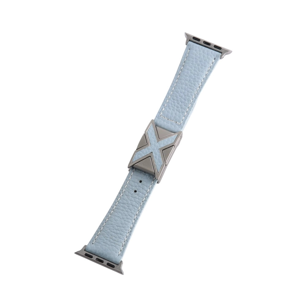 Pulsera Cuero con Broche X para Apple Watch