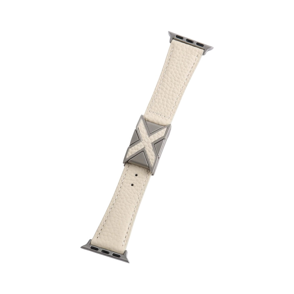 Pulsera Cuero con Broche X para Apple Watch