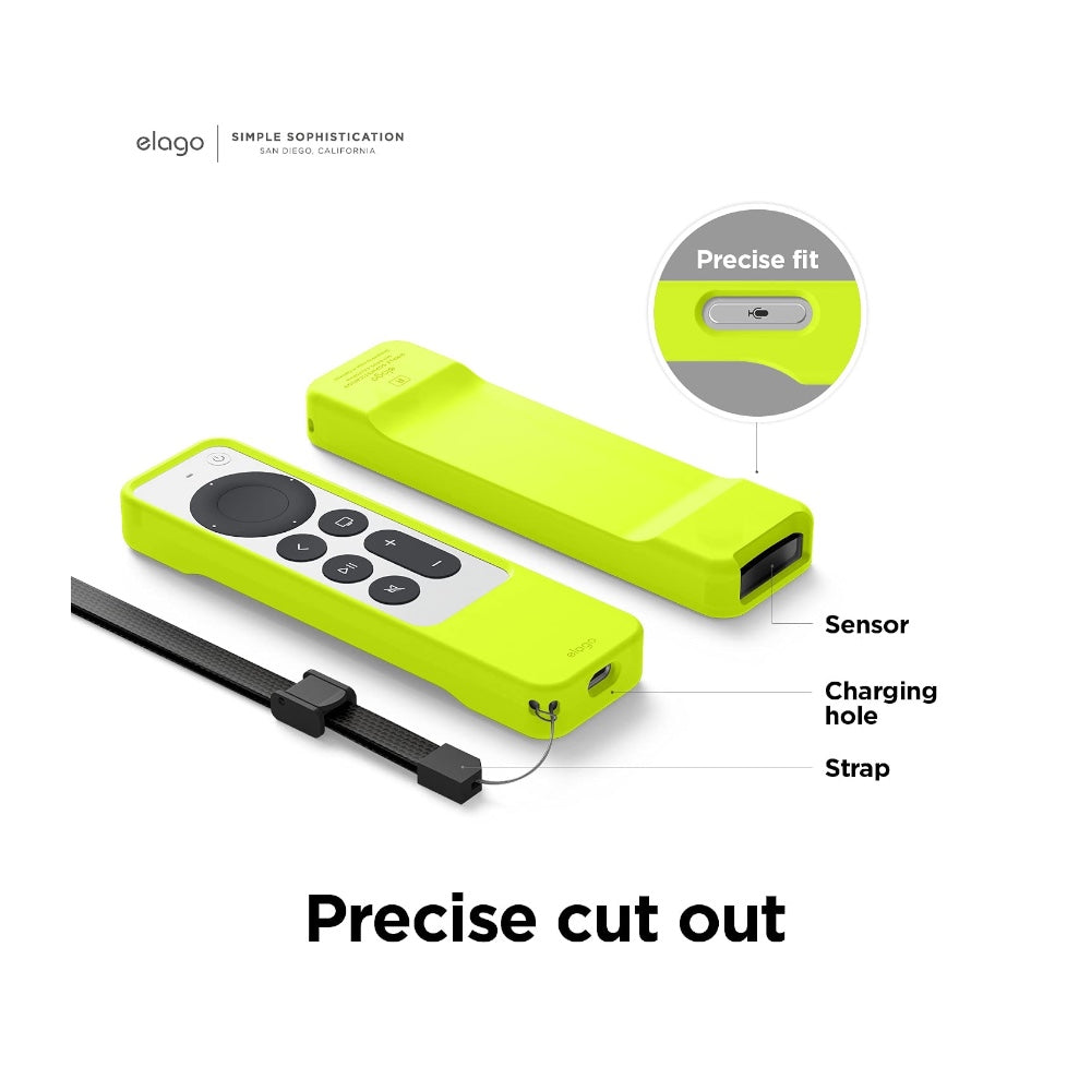 Case Elago para Control Apple TV 2021-2022 Verde Neon