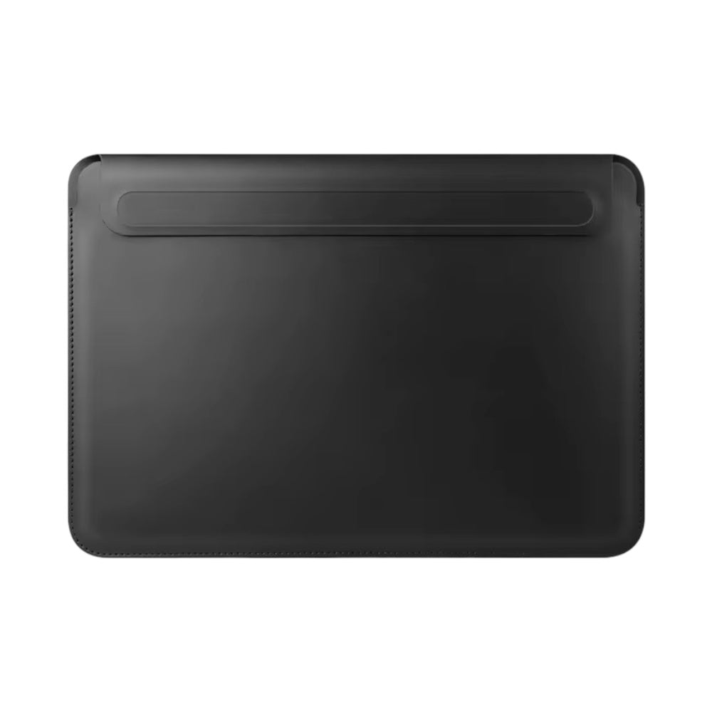 Sleeve de Cuero Negro para MacBook 13.3"/13.6"/14.2"