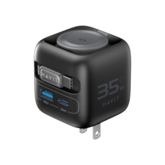 HAVIT Cargador de Viaje 35w con Soporte para Apple Watch (UC250)