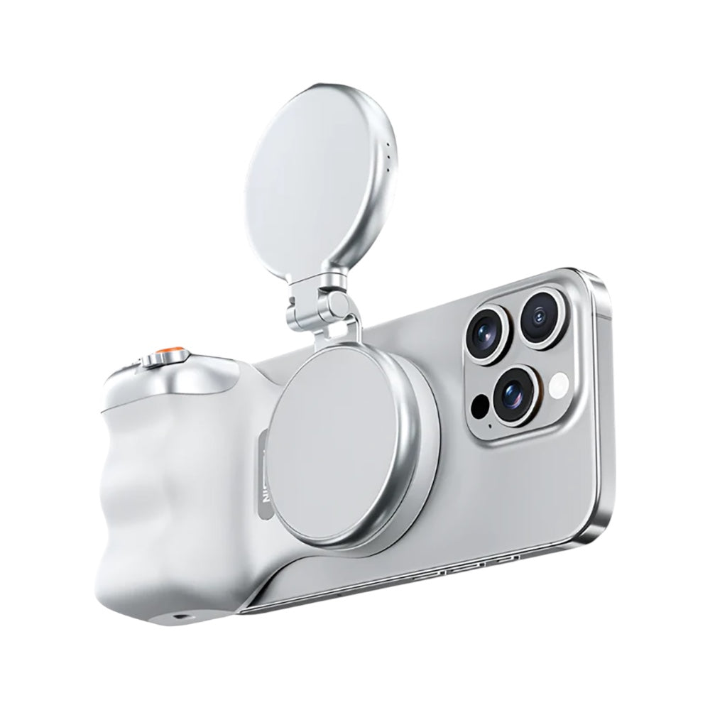 Fun Shot Magnetic Grip + Magnetic Selfie Ring Light TELESIN