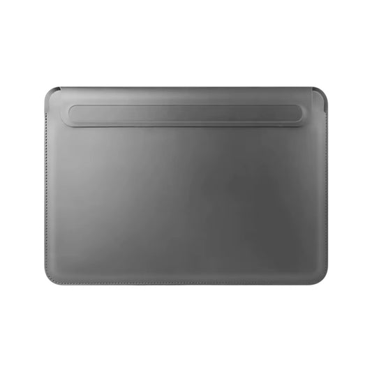 Sleeve de Cuero Gris para MacBook 13.3"/13.6"/14.2"
