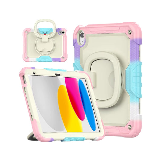 Case Kids Armor Rainbow Pink para iPad