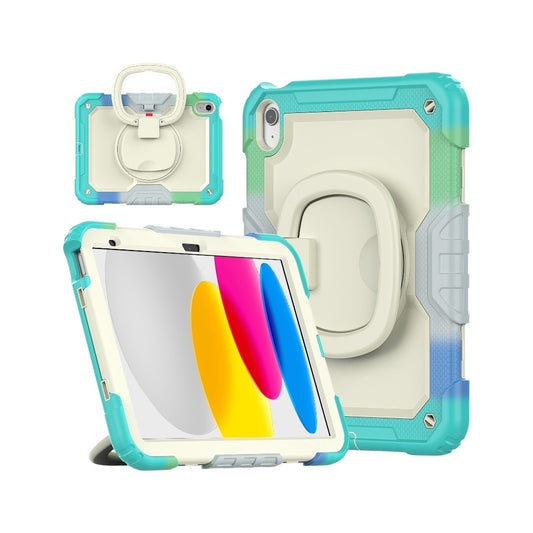Case Kids Armor White/Aqua para iPad