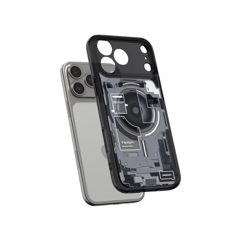 Case Spigen Zero One Black iPhone 17 Pro Max