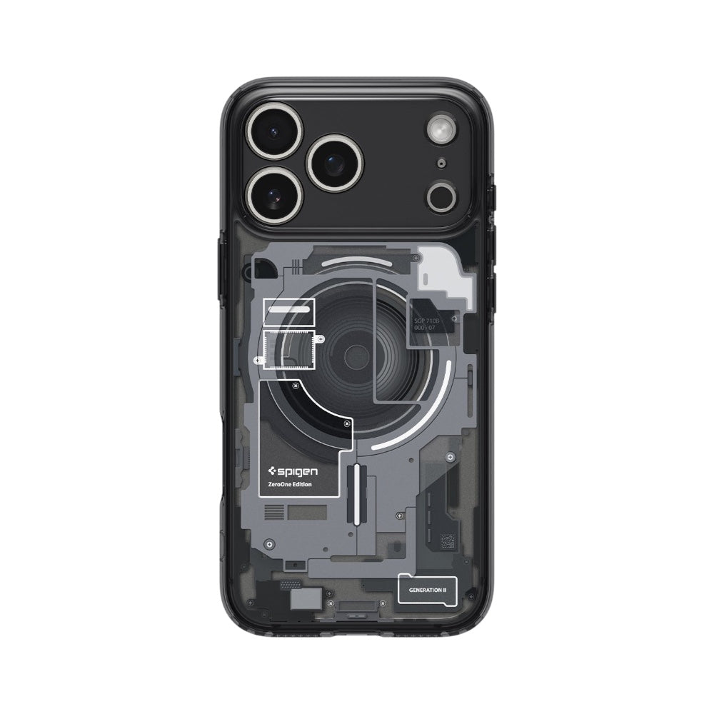 Case Spigen Zero One Black iPhone 17 Pro Max