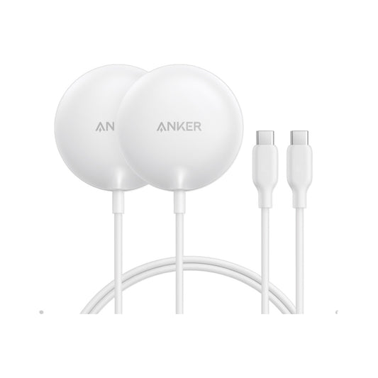 Anker Zolo Wireless Charger Qi2 White Pack 2