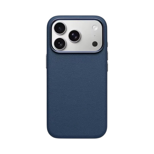 Leather PU Case Blue para iPhone