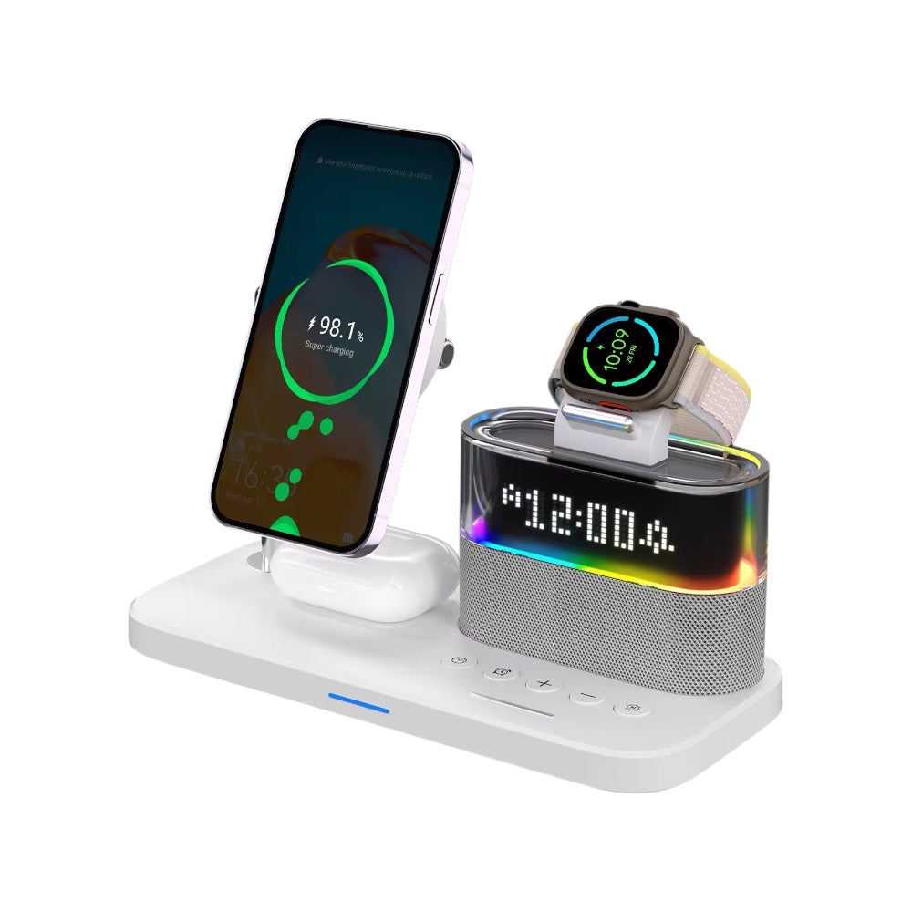 Magnetic Charger & Night Light 3 en 1 (C09 Qi2) White