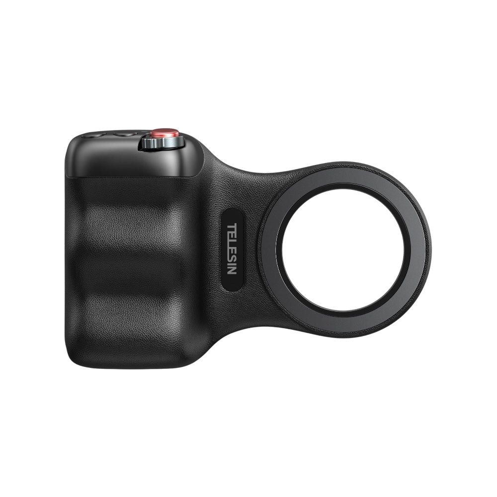 Fun Shot Magnetic Grip Black + Magnetic Selfie Ring Light TELESIN
