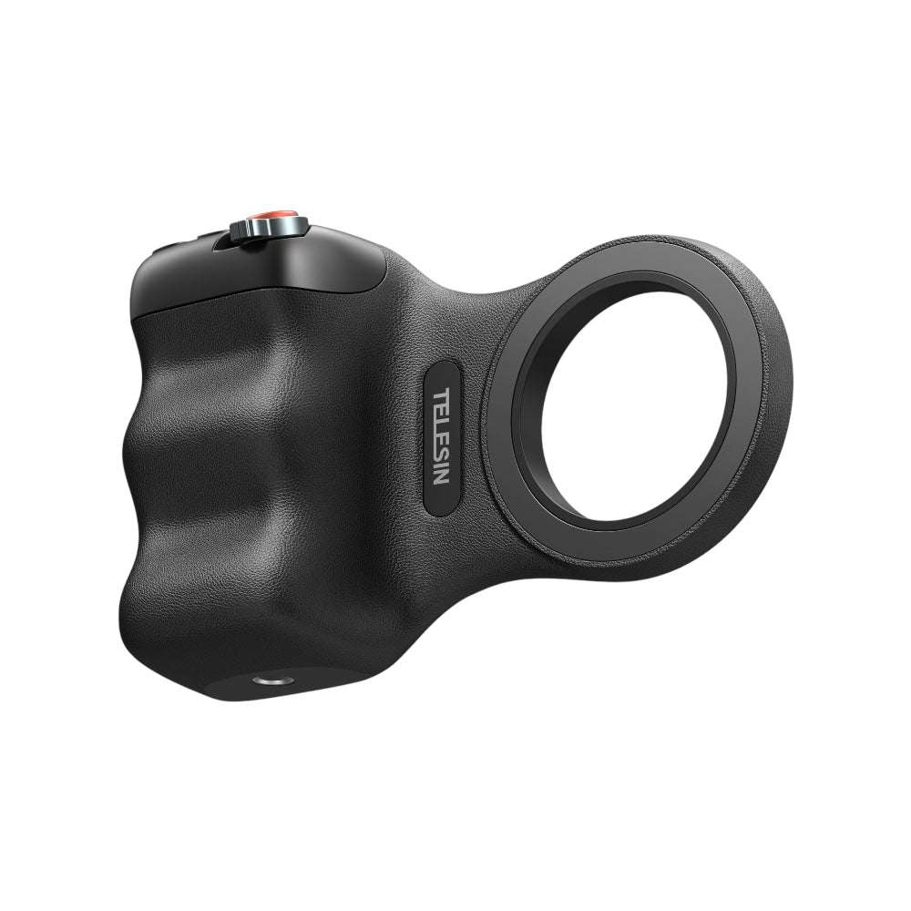 Fun Shot Magnetic Grip Black + Magnetic Selfie Ring Light TELESIN