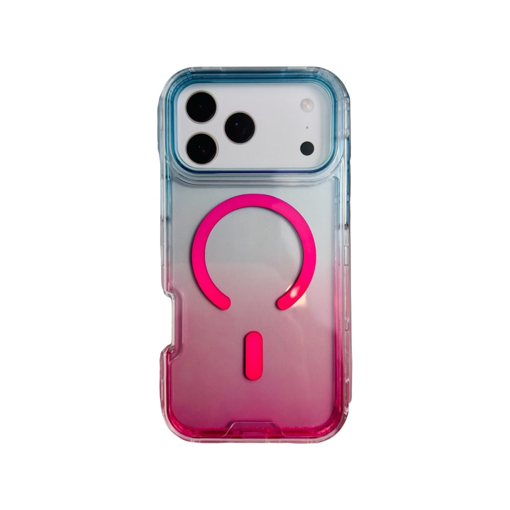 Case de 3 Piezas Celeste-Rosa para iPhone