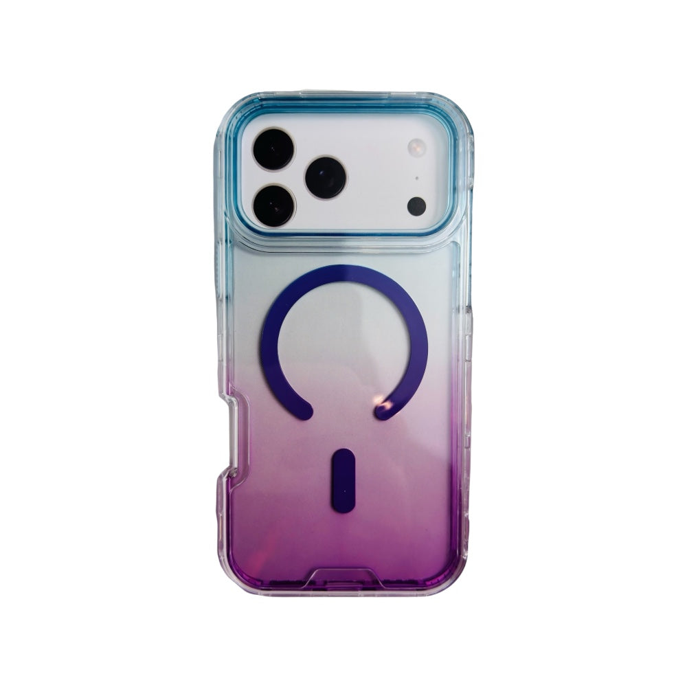 Case de 3 Piezas Celeste-Morado para iPhone