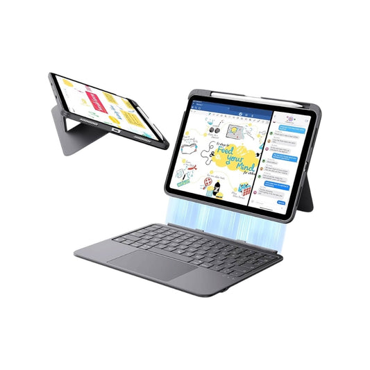 ESR Flex Keyboard Case Dark Gray para iPad 10th/11th (A16)