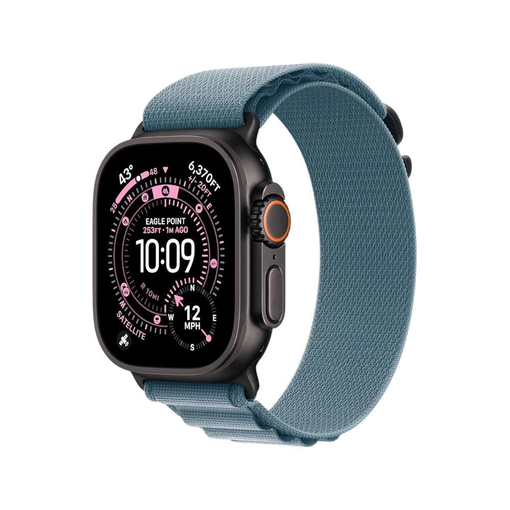Pulsera para Apple Watch Alpine Loop Celeste Black
