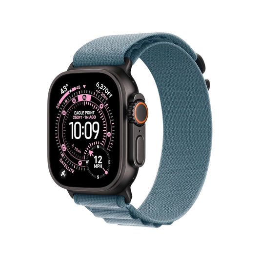 Pulsera para Apple Watch Alpine Loop Celeste Black