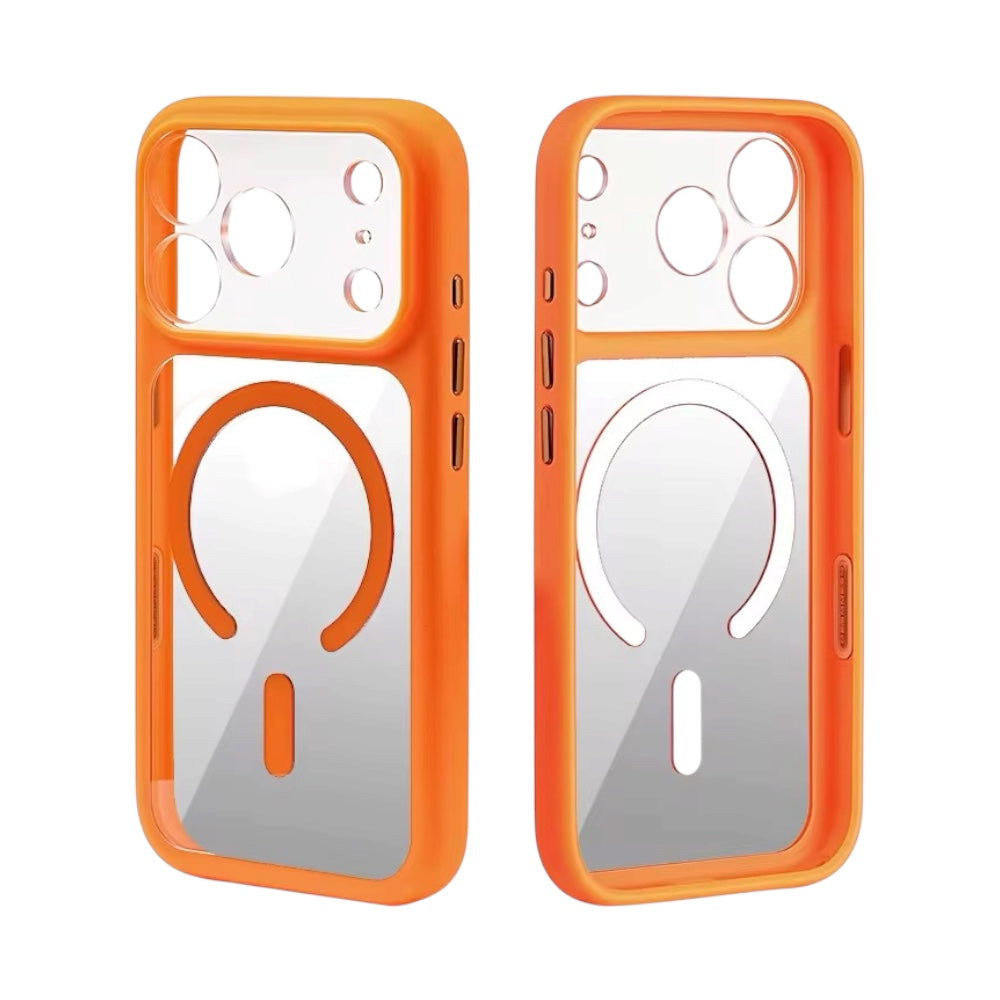 Case MagSafe Camara Protector Orange