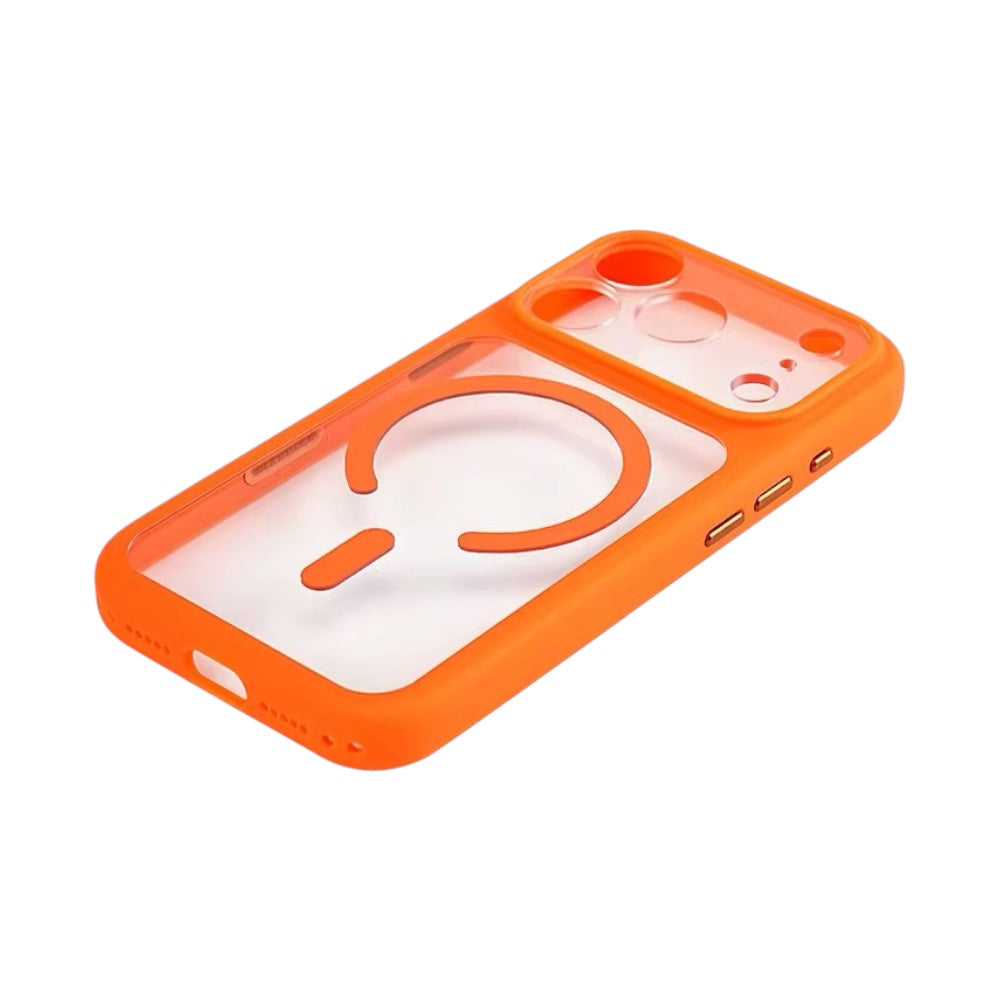 Case MagSafe Camara Protector Orange