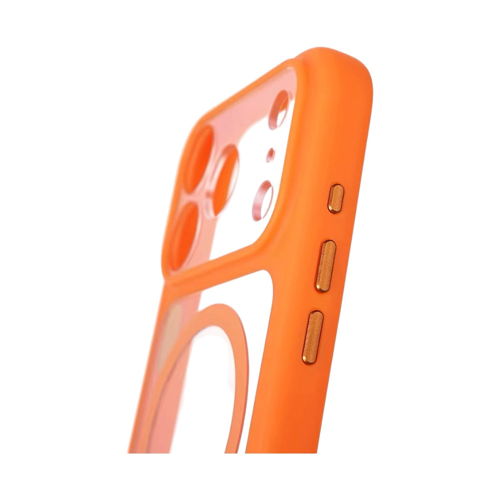 Case MagSafe Camara Protector Orange