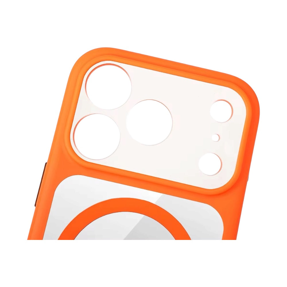 Case MagSafe Camara Protector Orange