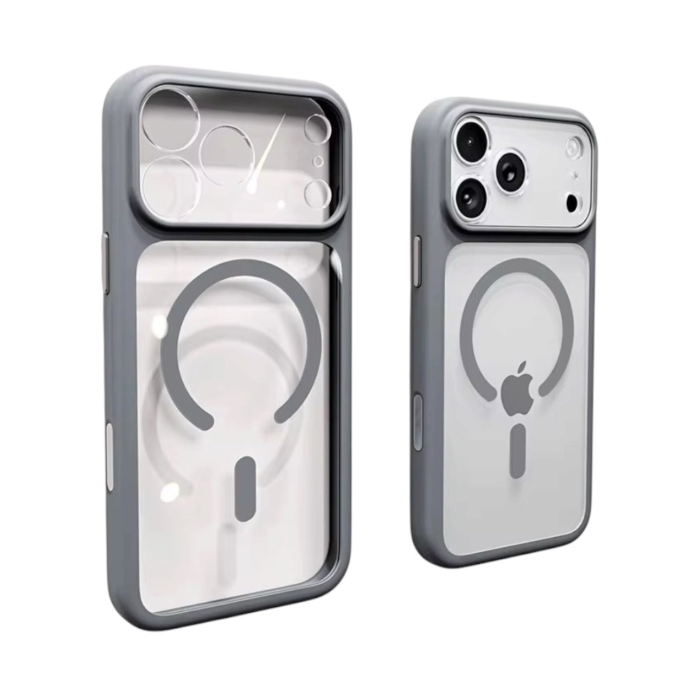 Case MagSafe Camara Protector Gray