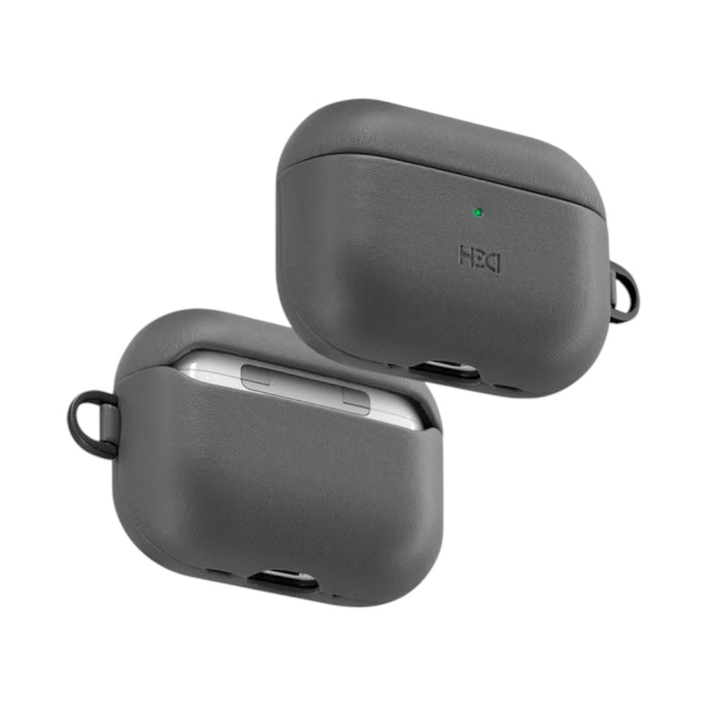 Case Leather Gray HDD para AirPods Pro 3