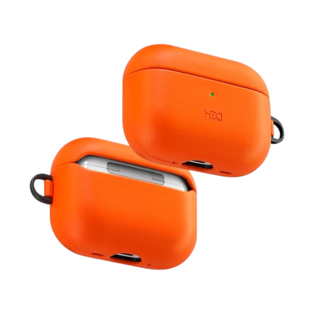 Case Leather Orange HDD para AirPods Pro 3