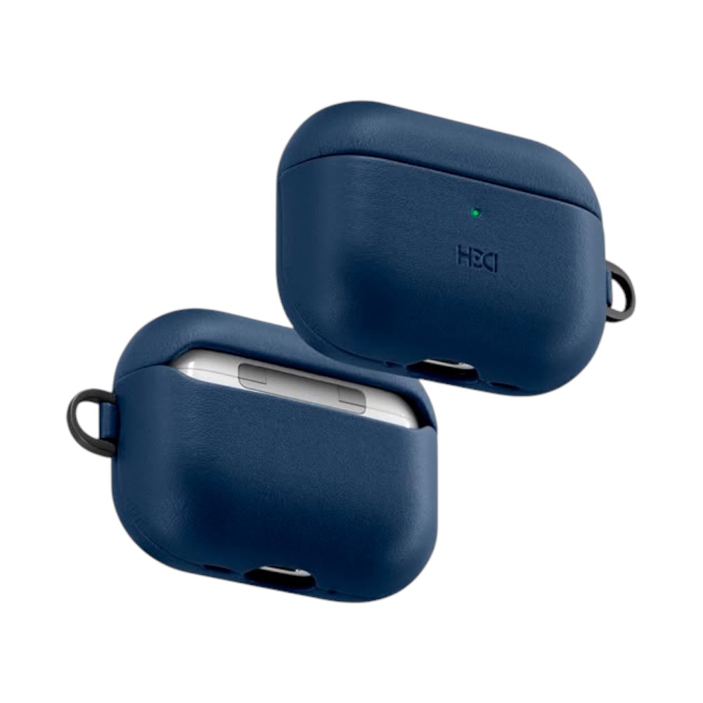 Case Leather Blue HDD para AirPods Pro 3