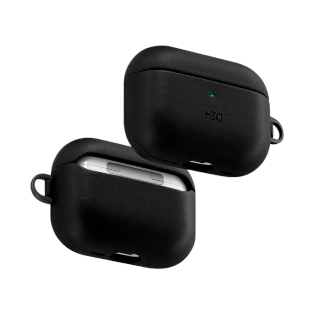 Case Leather Black HDD para AirPods Pro 3
