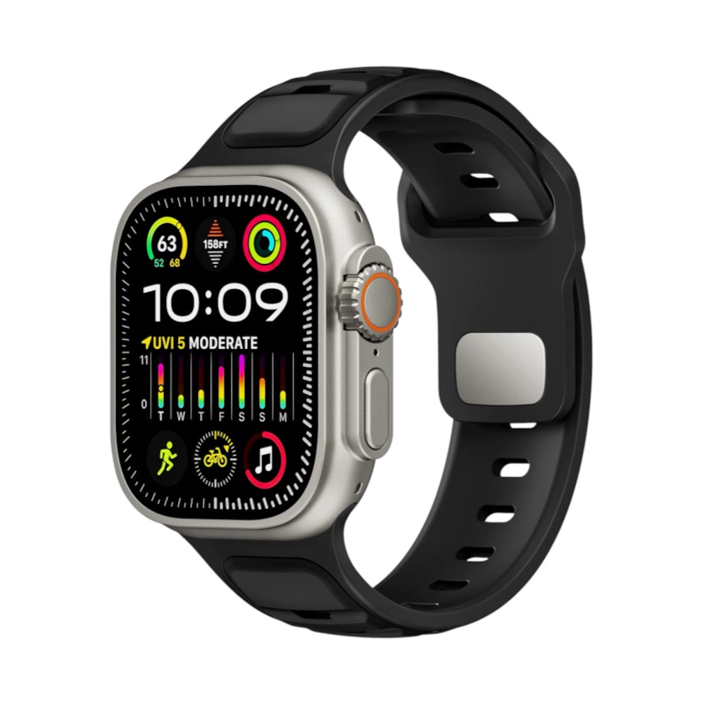 Pulsera Silicon Black/Gray Air para Apple Watch