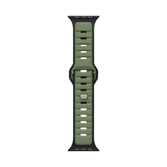 Pulsera Silicon Black/Green Air para Apple Watch