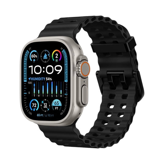 Pulsera Silicon Black Active para Apple Watch