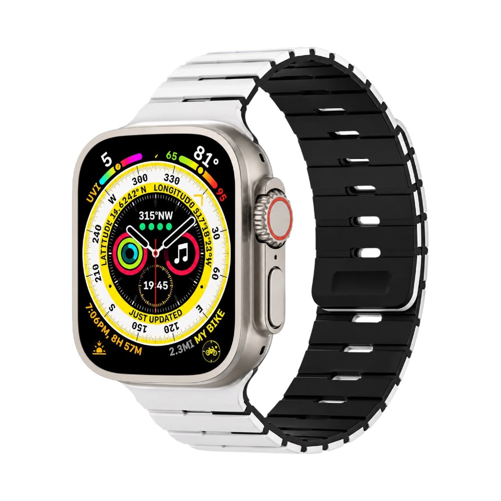 Pulsera Silicon Sport Vent White para Apple Watch