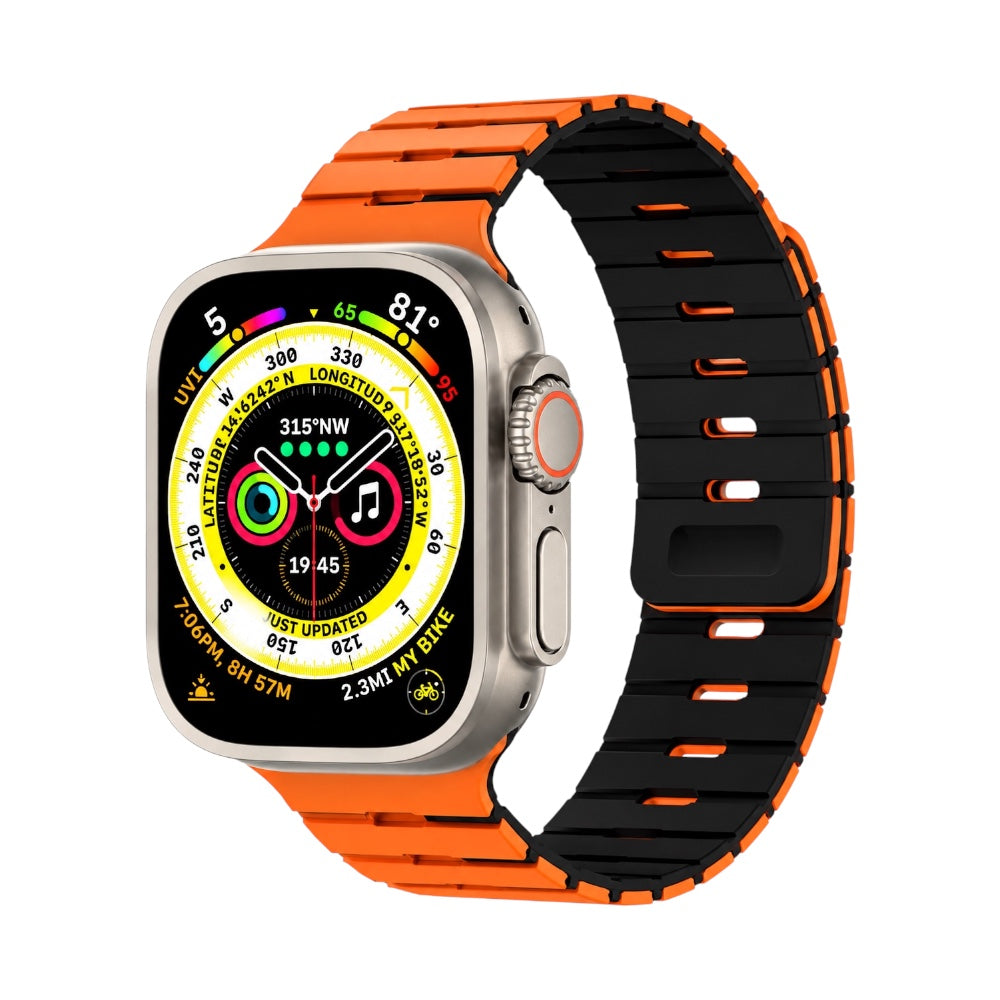 Pulsera Silicon Sport Vent Orange para Apple Watch