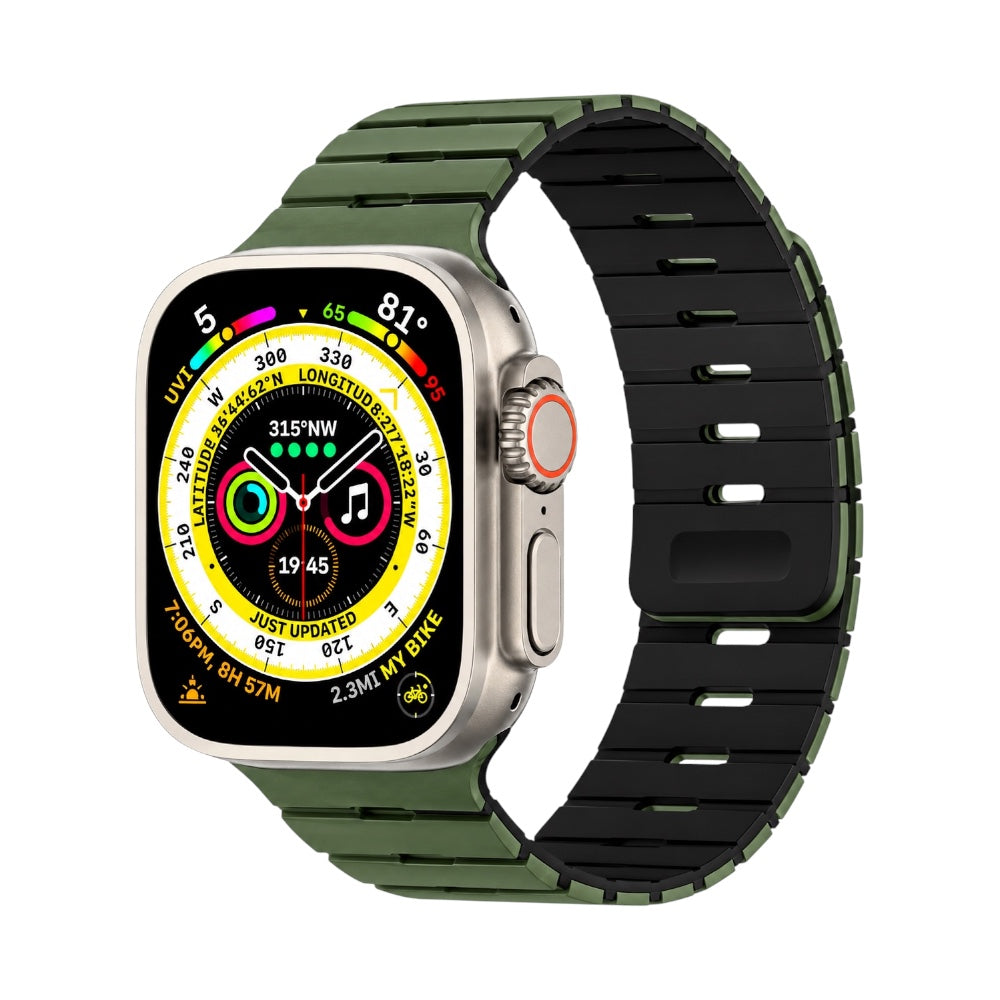 Pulsera Silicon Sport Vent Green para Apple Watch