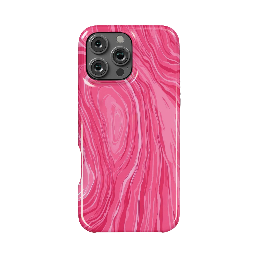 Case MagSafe Mármol Fuscia iPhone