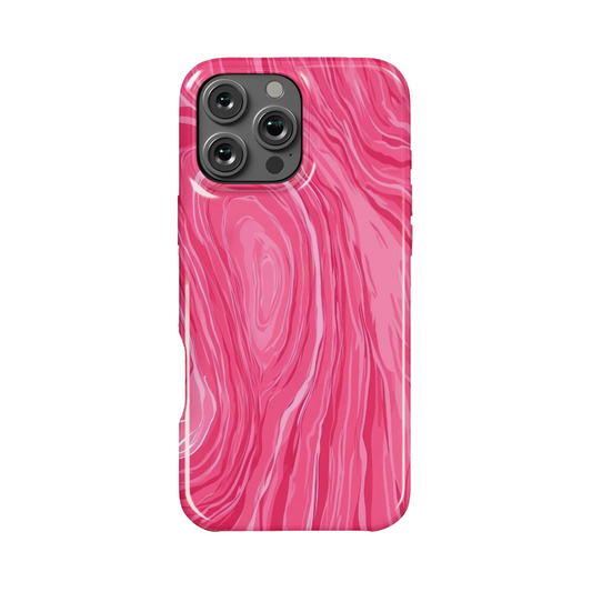 Case MagSafe Mármol Fuscia iPhone