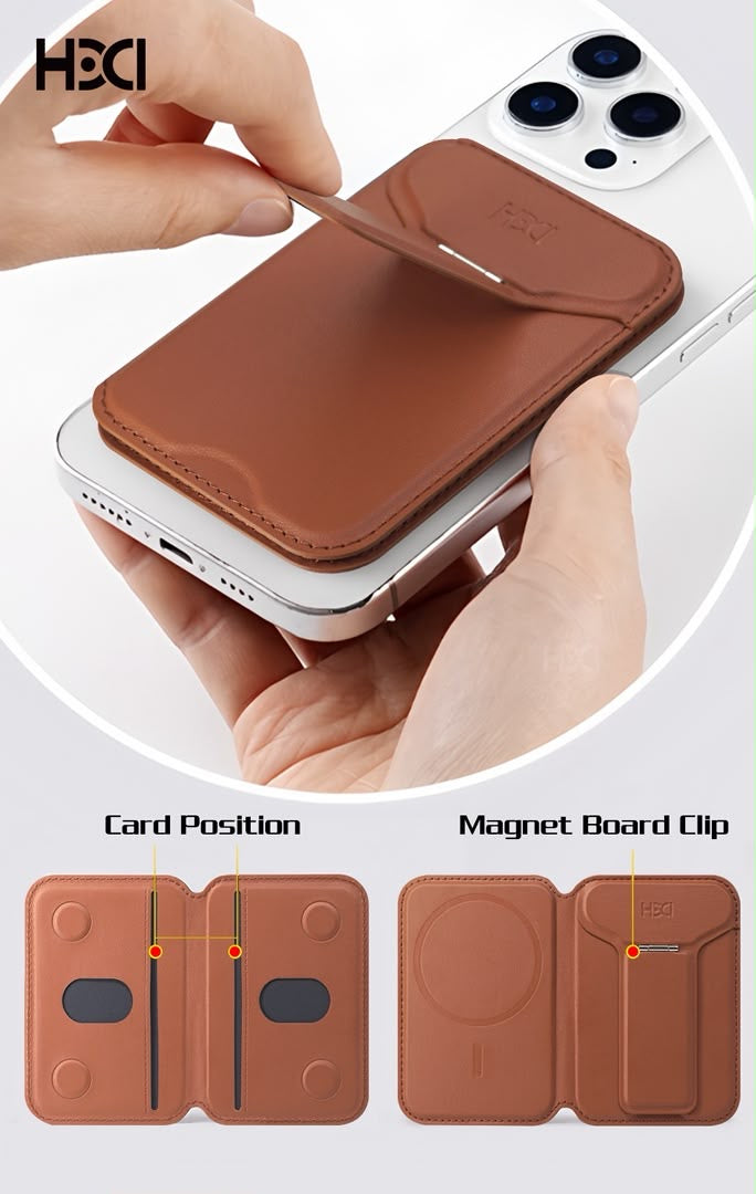 Wallet MagSafe HDD Simpson Brown
